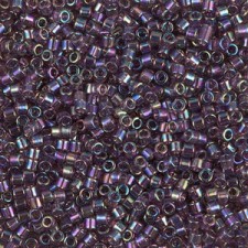 Miyuki delica beads 10/0 - Transparent mauve ab DBM-1244